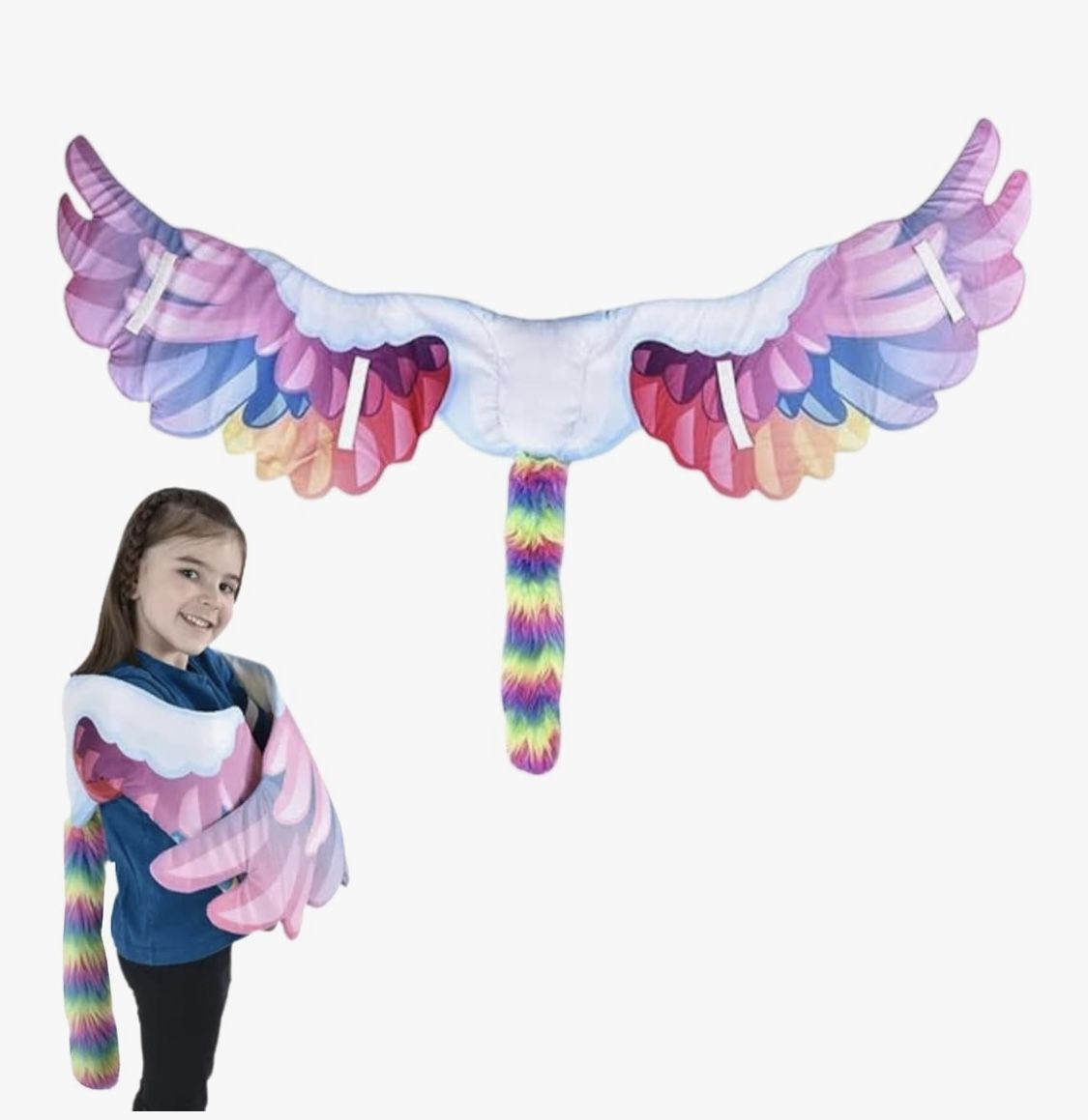 55" Pegasus Wings Cosplay Wings for Imaginative Playtime and Magical Adventures - Ship Only