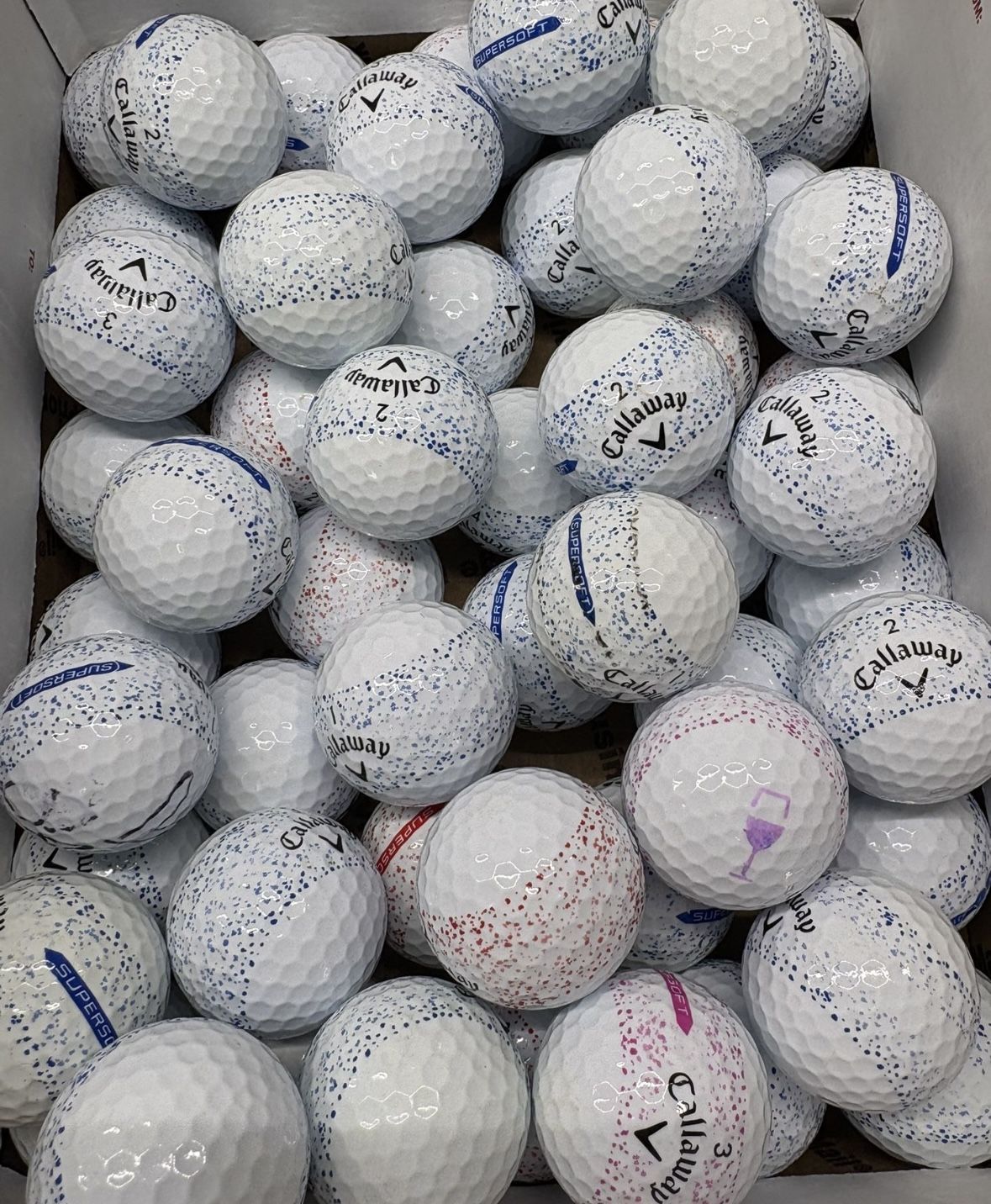 Callaway Splatter Golf Balls $10 Per Dozen