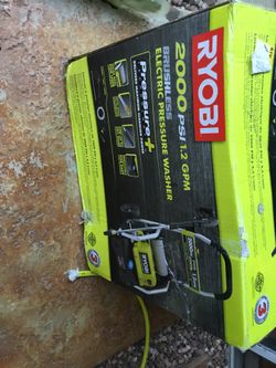 Ryobi 2000PSI Pressure Washer in the box! Only 75 tomorrow 💥💥⌛️👍🏽 (sun) ☀️☀️