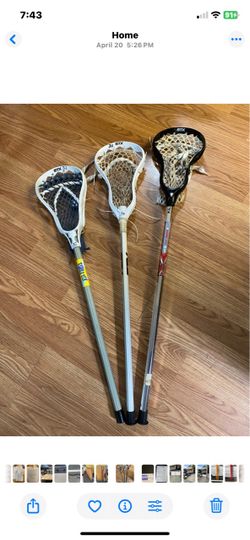 Lacrosse sticks $25 each