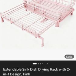 Dish Drying Rack With Utencil Holder, See 3 Pics