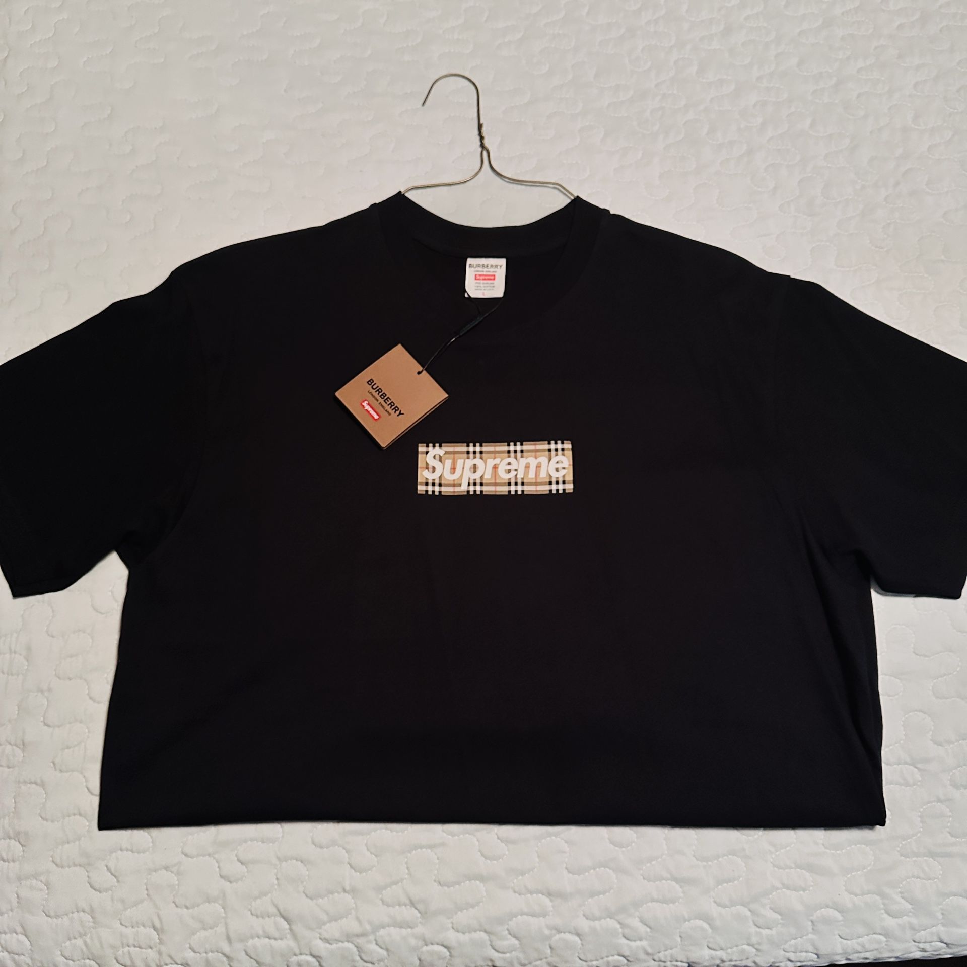 Supreme/Burberry BoxLogo Size L Men