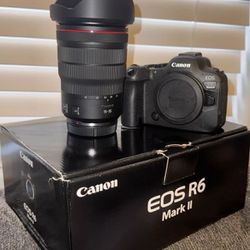 Canon EOS R6 Mark II Mirrorless Camera - Black WITH 16-35mm f2.8Lens