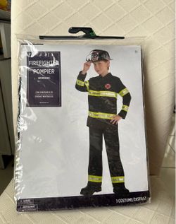 Kids Firefighter Halloween Costume Size 8-10