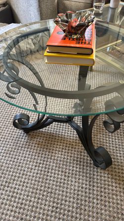 Wrought Iron corner table