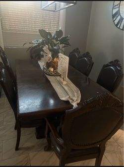 9 piece dining table