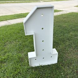 4ft Wooden Marquee Number 1