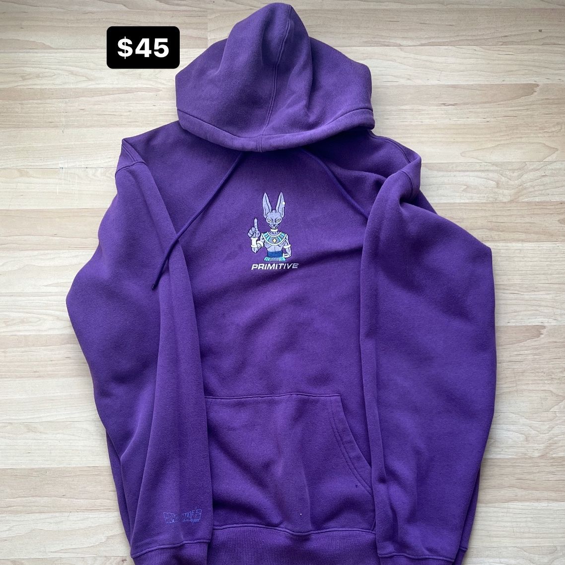 Primitive beerus hoodie purple sales