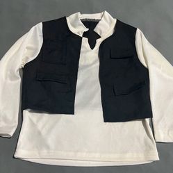 Star Wars Kids Han Solo Shirt/Vest Costume/Cosplay