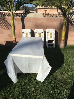 Tables and chairs