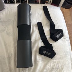 Barbell Pad With Straps 