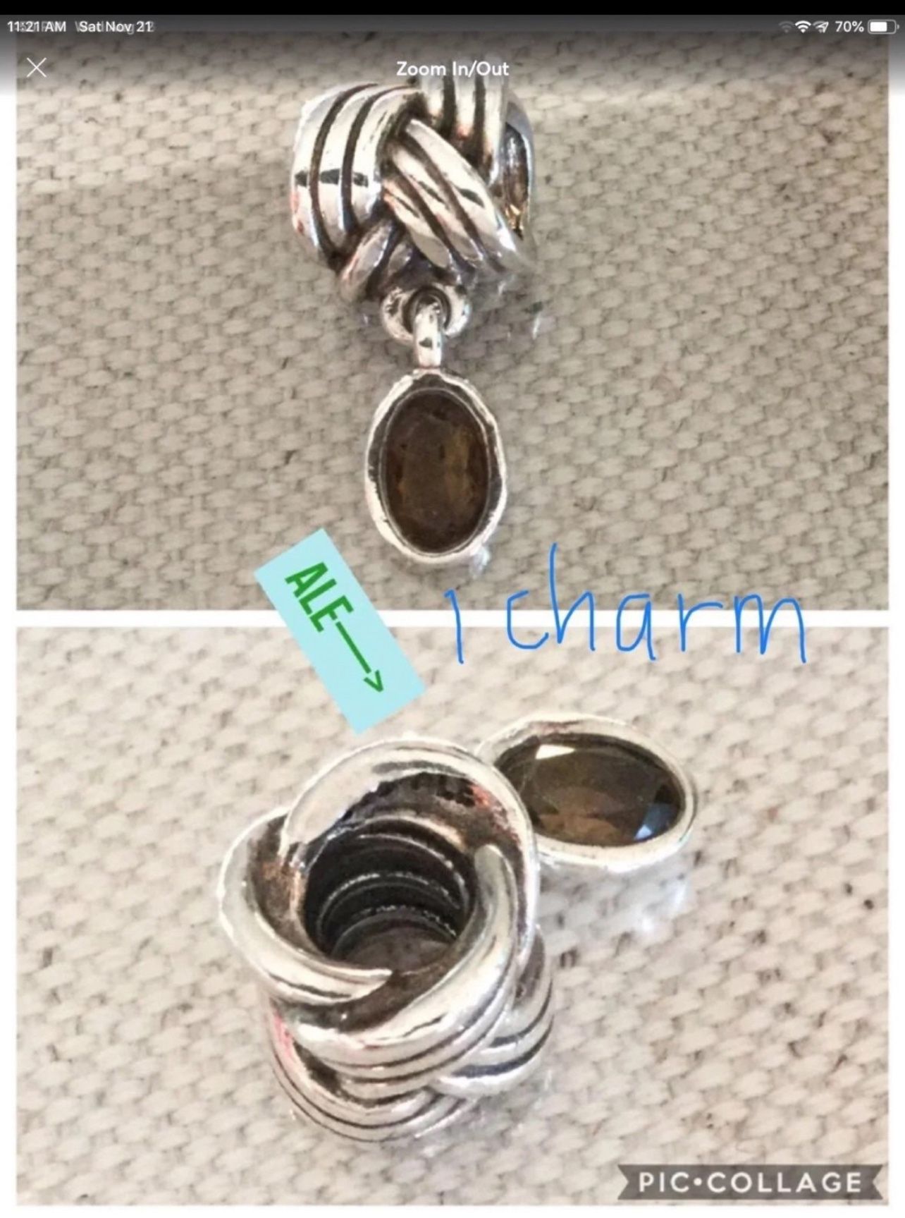 1 Pandora dangle charm