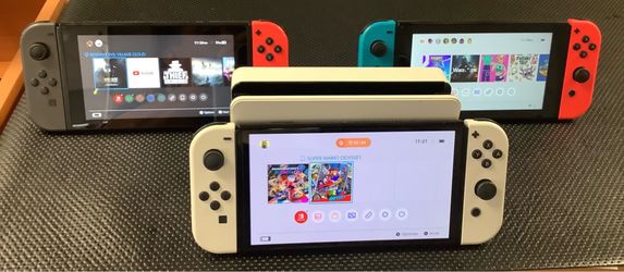 Nintendo switch consoles and more. Come to our store
