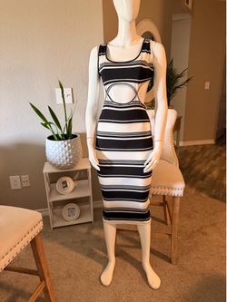 Open back dress