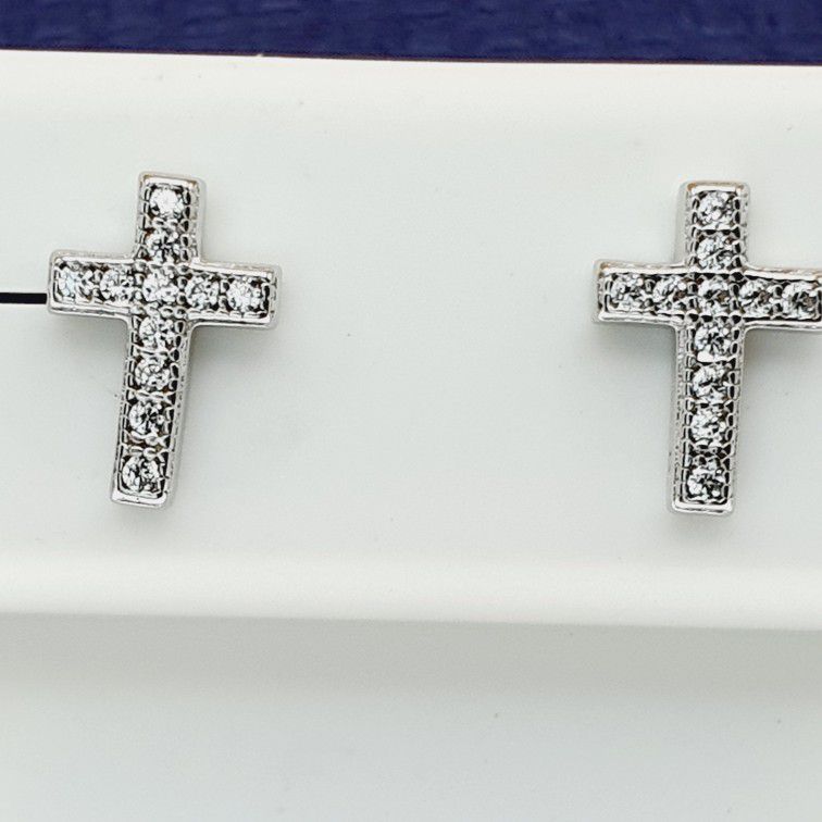 "925 Sterling Silver CZ Stud Earrings for Women/Girl, US925P1016 
 
 ✔  