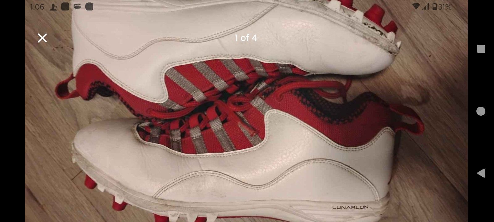 Retro 10 Air Jordan Cleats For Sale