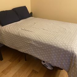 $60 For The Entire Bed (1yr Old Mattress + Bed Frame)