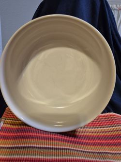 Crown Stoneware white Serving BOWL