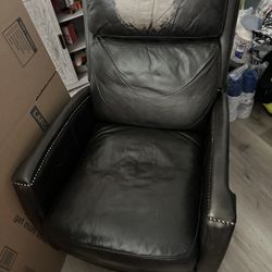 Leather Recliner (Open To Offers)