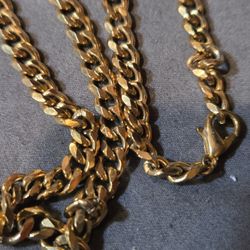 gold tone stainless steel 20"