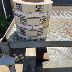 Oil Service Stickers - 3 Full Rolls - 7$ 