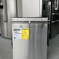 LG 24 PrintProof Stainless Steel Built-In Dishwasher With QuadWash - LDFSS D8UQ9