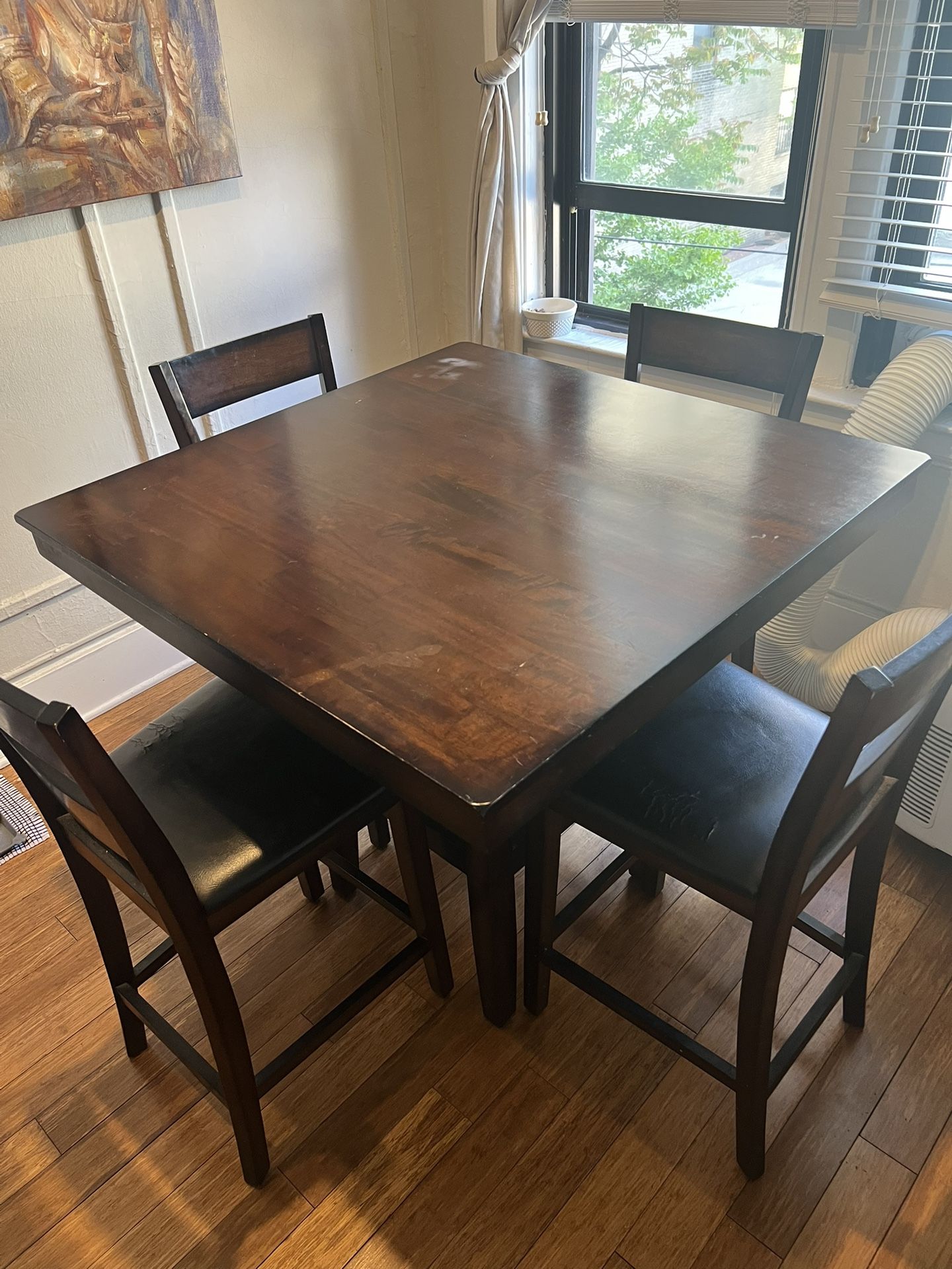 High Rise Dining Table with Chairs