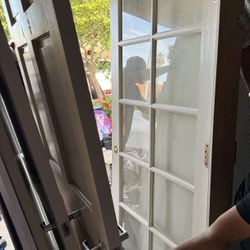 Puerta Madera Con Ventana 