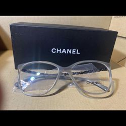chanel clear glasses frames