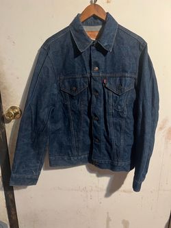 Rare Levi’s 1970 Type 3 trucker denim jacket size 42 Large