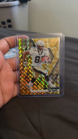 Joe Horn yellow honeycomb card