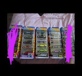 hot wheels 5 packs