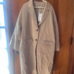 Brand New Wool Zara Coat