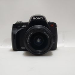 Sony Alpha A230 10.2MP Digital SLR DSLR Camera w/ sony dt 18-55mm f/3.5-5.6 sam