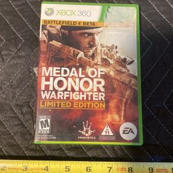 Medal Of Honor Warfighter Limited Edition Xbox 360 Video Game 