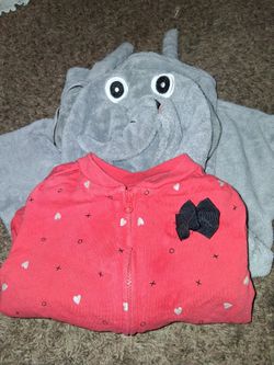 Cute bathrobe and sweater newborn