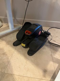 Stepper under desk
