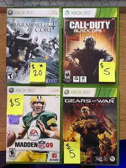 Xbox360 Armored Core 4 Lot + 3 other games