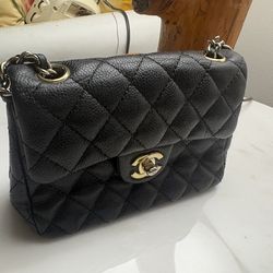 Vintage Chanel Caviar Leather Bag