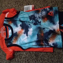 3t Boys Reebok 3 Piece Short Set 