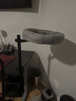 Cat Bed - Desk Cat Nest with 360 Rotation & Adjustable Height
