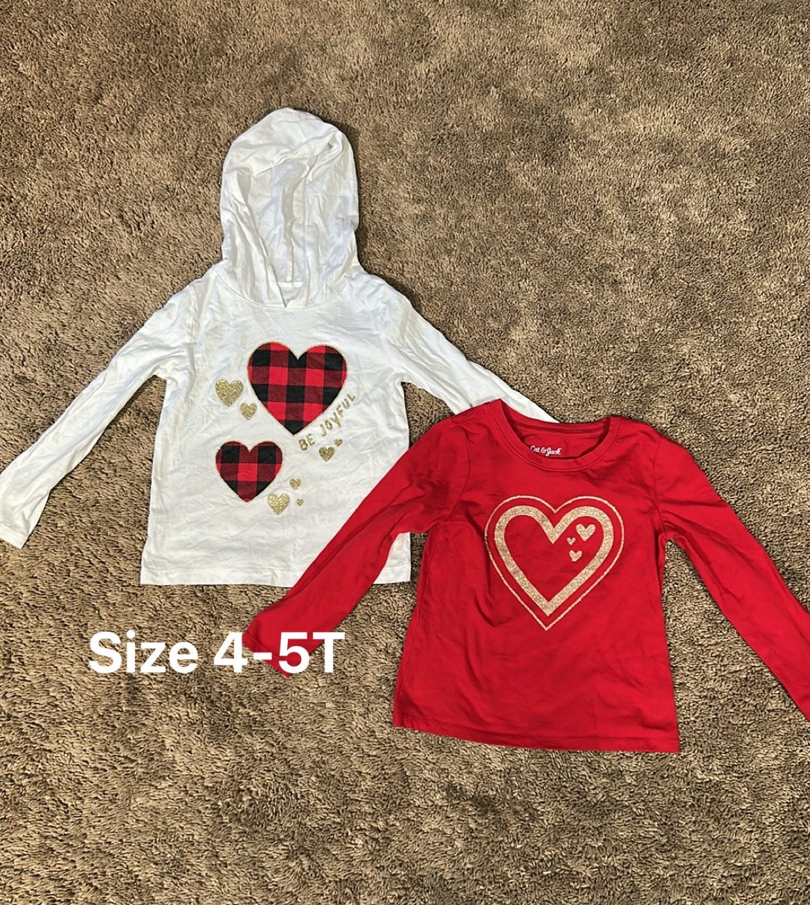 Toddler Long Sleeve Shirt Bundle Size 4T