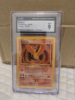 Pokemon moltres fossil non holo
