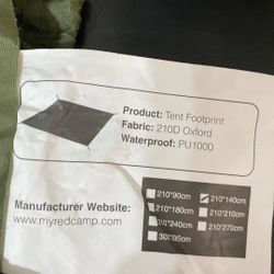 Tent Footprint / Emergency Shelter 