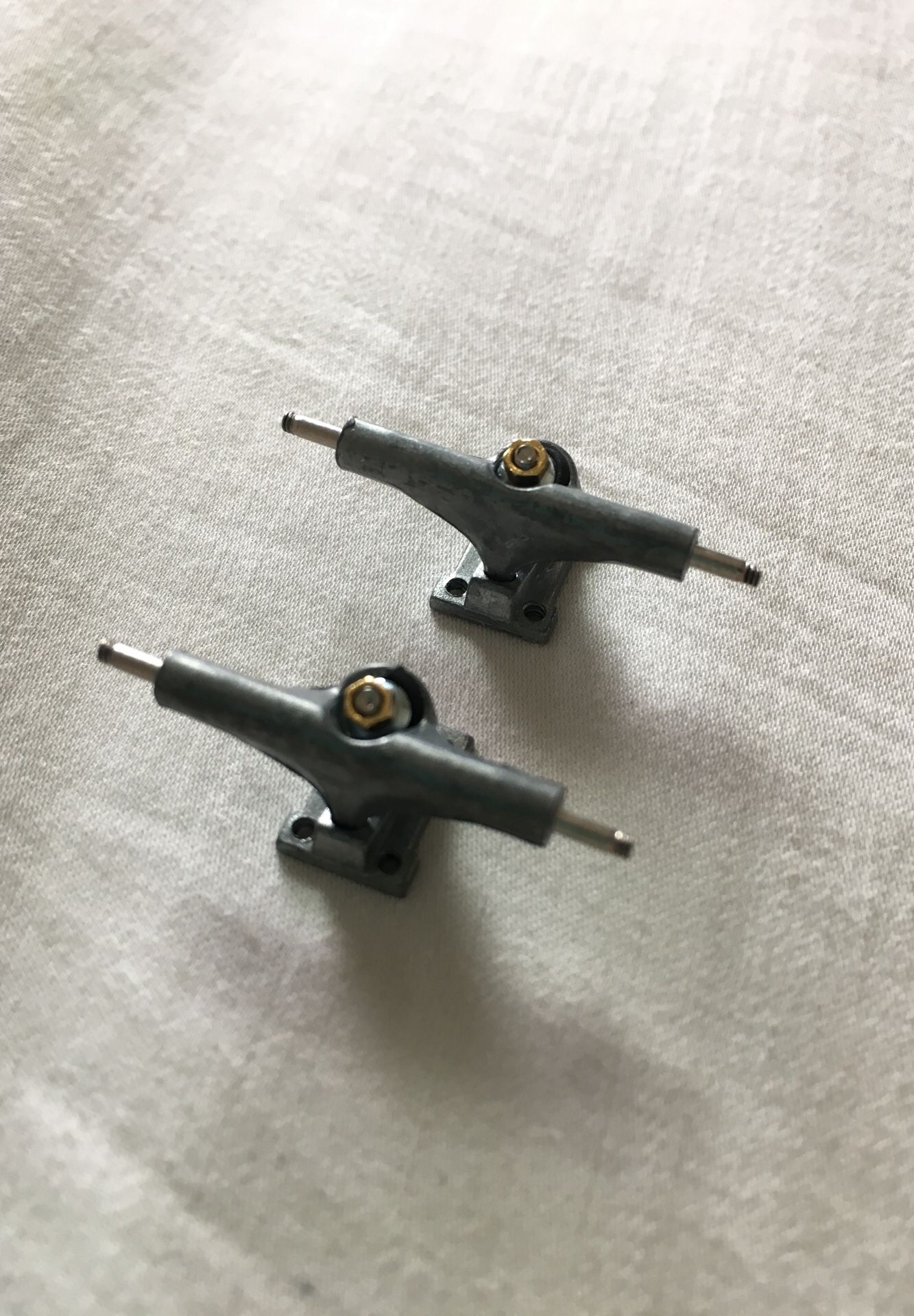 Tech deck longboard trucks (deck in photo not included)