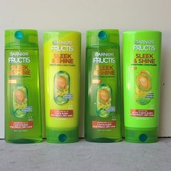 Garnier Fructis Sleek And Shine Shampoo And Conditioner Set 