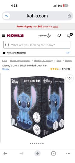 Stitch USB fan