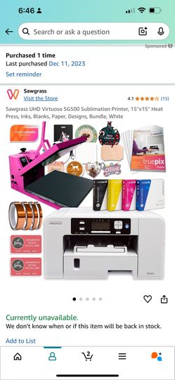 Heat Press & Sublimation Printer 