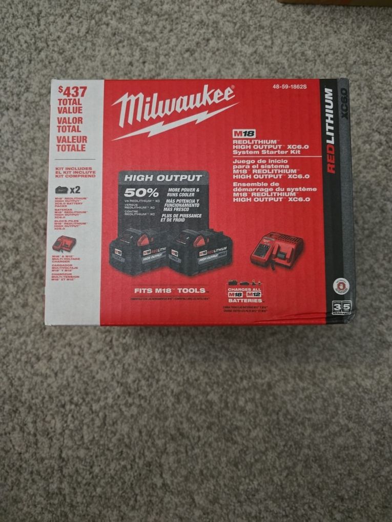Milwaukee M18 Xc6.0 Batterys 