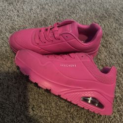 Magenta Size 2 Skechers Girls Tennis 